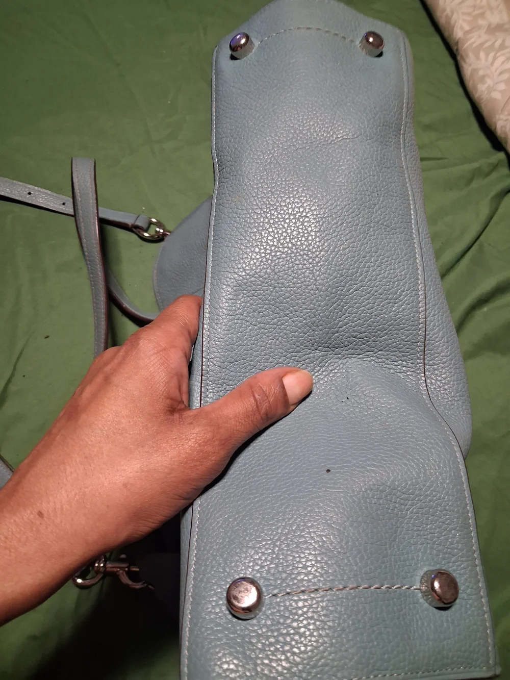 Coach pebble leather